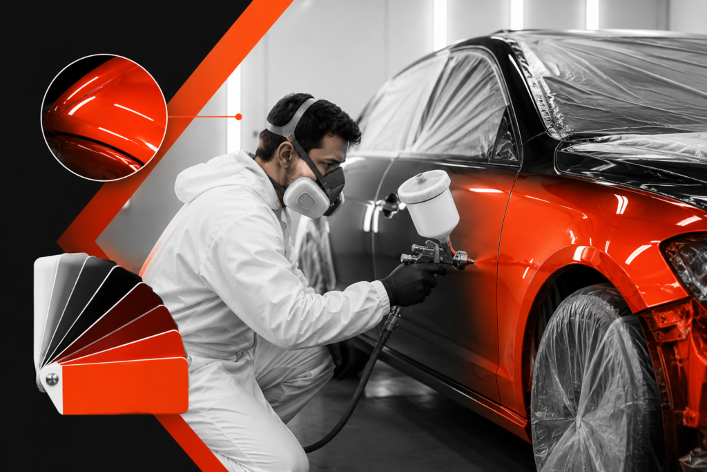 Why Professional Paint Matching Is Important for Your Vehicle